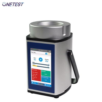 ONETEST-100FBS 공기 중 미생물 샘플러 100LPM 앤더슨 5 단계 FDA 21 CFR 11부 감사 추적과 충돌