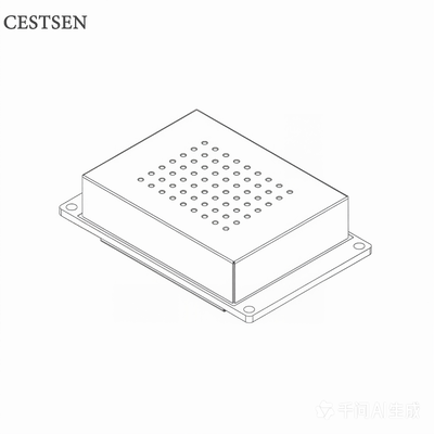 RAD-S40 Difüzyonlu Radon Sensörü Silikon Dedektör 5-65535 Bq/m3 UART I2C İç Mekan Radon Monitörü