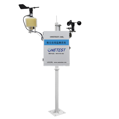 Buy Dust Online Monitoring System ONETEST-100L PM2.5 PM10 Particulate Concentration Detector with Cloud Platform online manufacture