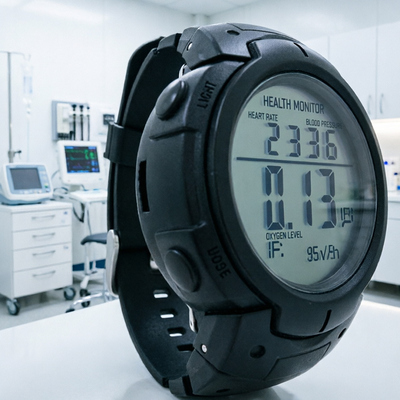 Buy CESTSEN Wristwatch Personal Dosimeter X-Ray Gamma Radiation Monitor with Large LCD Dose Alarm Detector online manufacture
